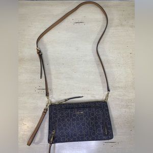 Calvin Klein Jacket Blue Size 6 Boys Hooded Parka Puffer Rain Coat with Pockets